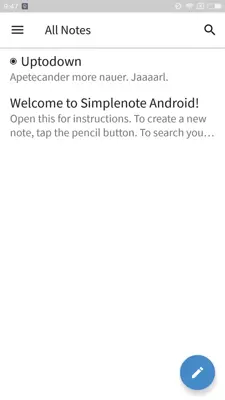 Simplenote android App screenshot 4